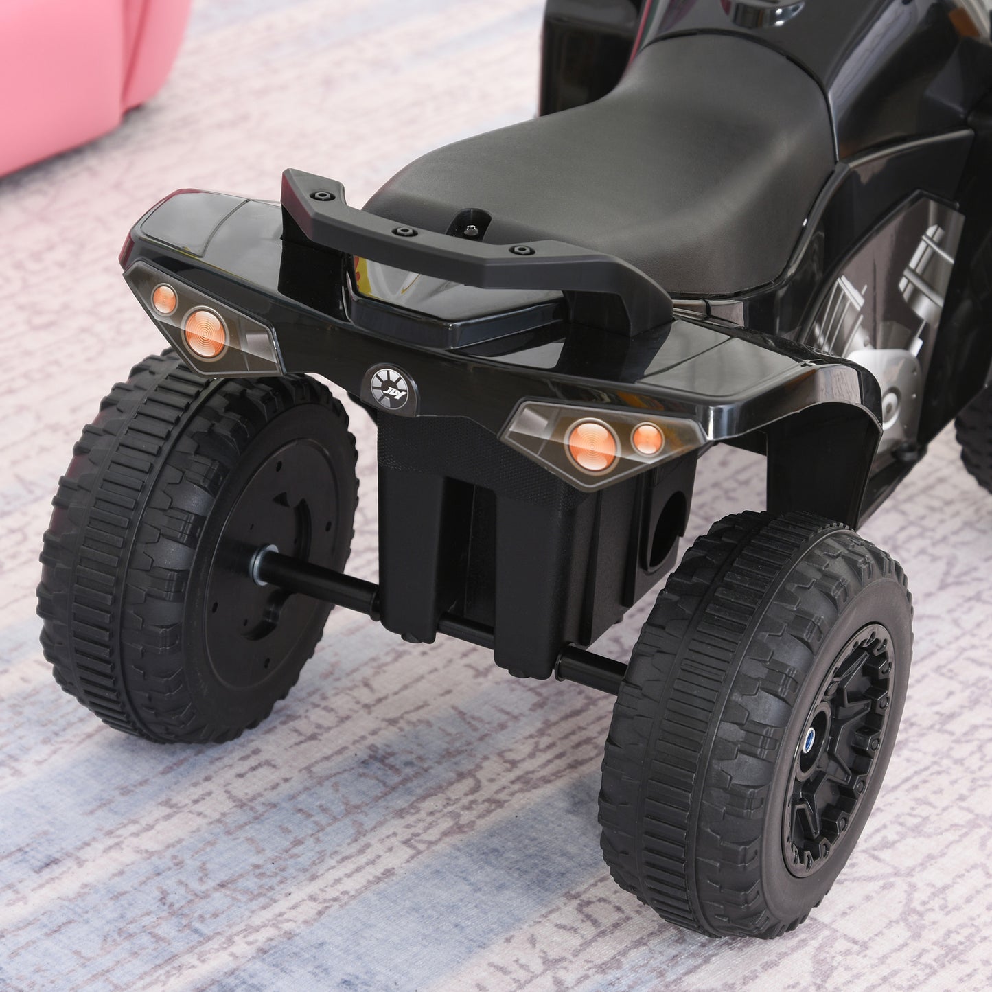 No Power Kids Ride on Toy Foot-to-Floor Sliding Quad for 18-36 Months