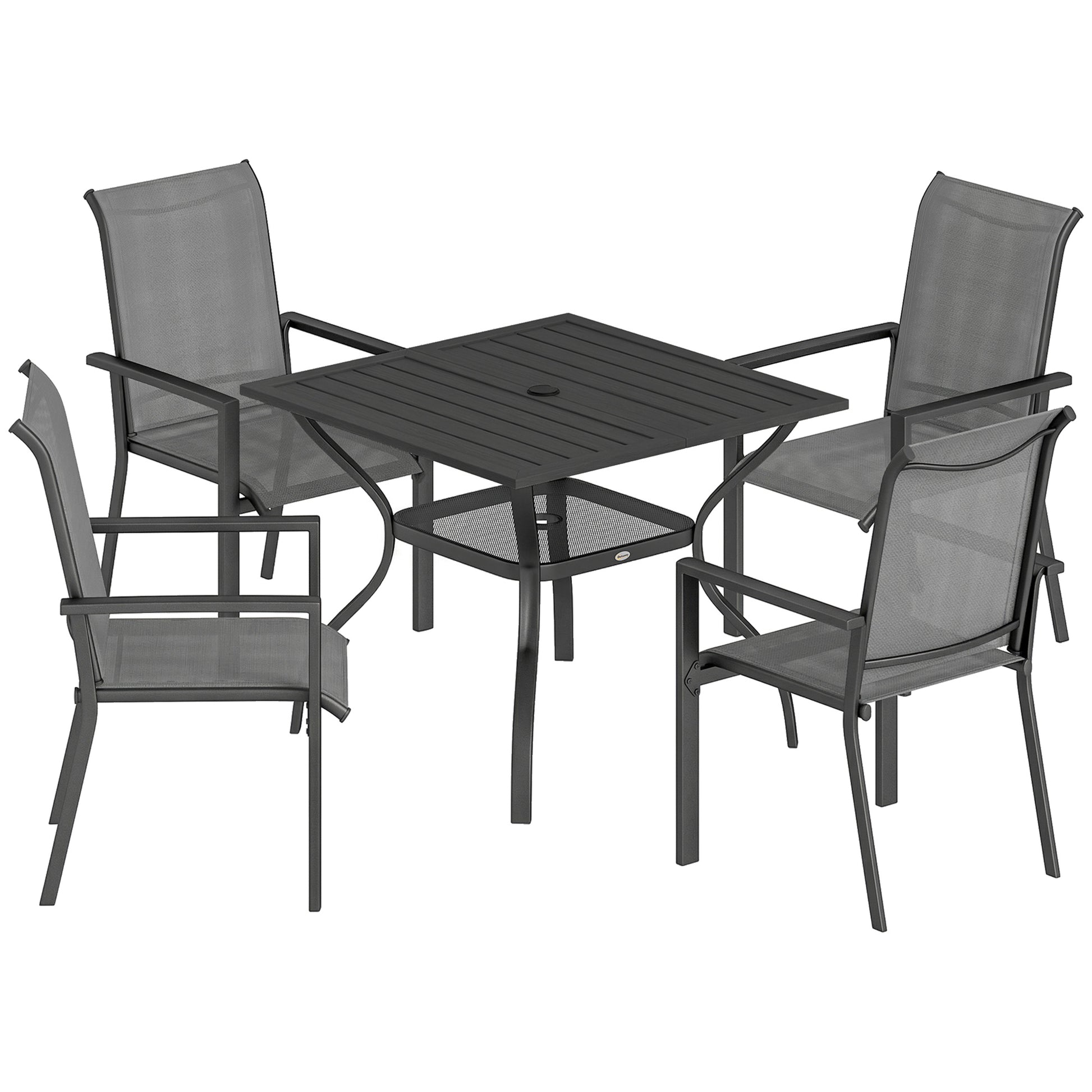 5 Pieces Outdoor Dining Set for 4 (1)