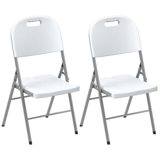 Set of Two Foldable Outdoor Chairs