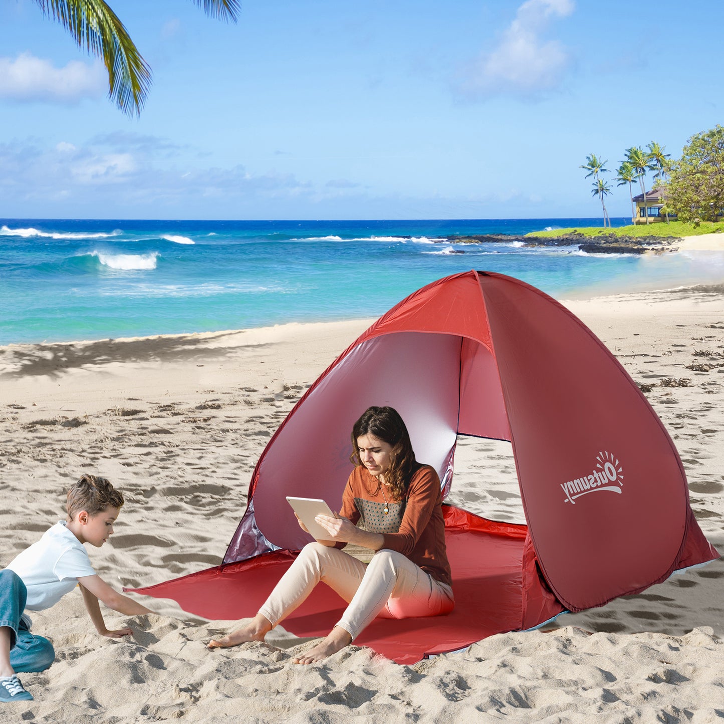 Pop-up Portable Beach Tent