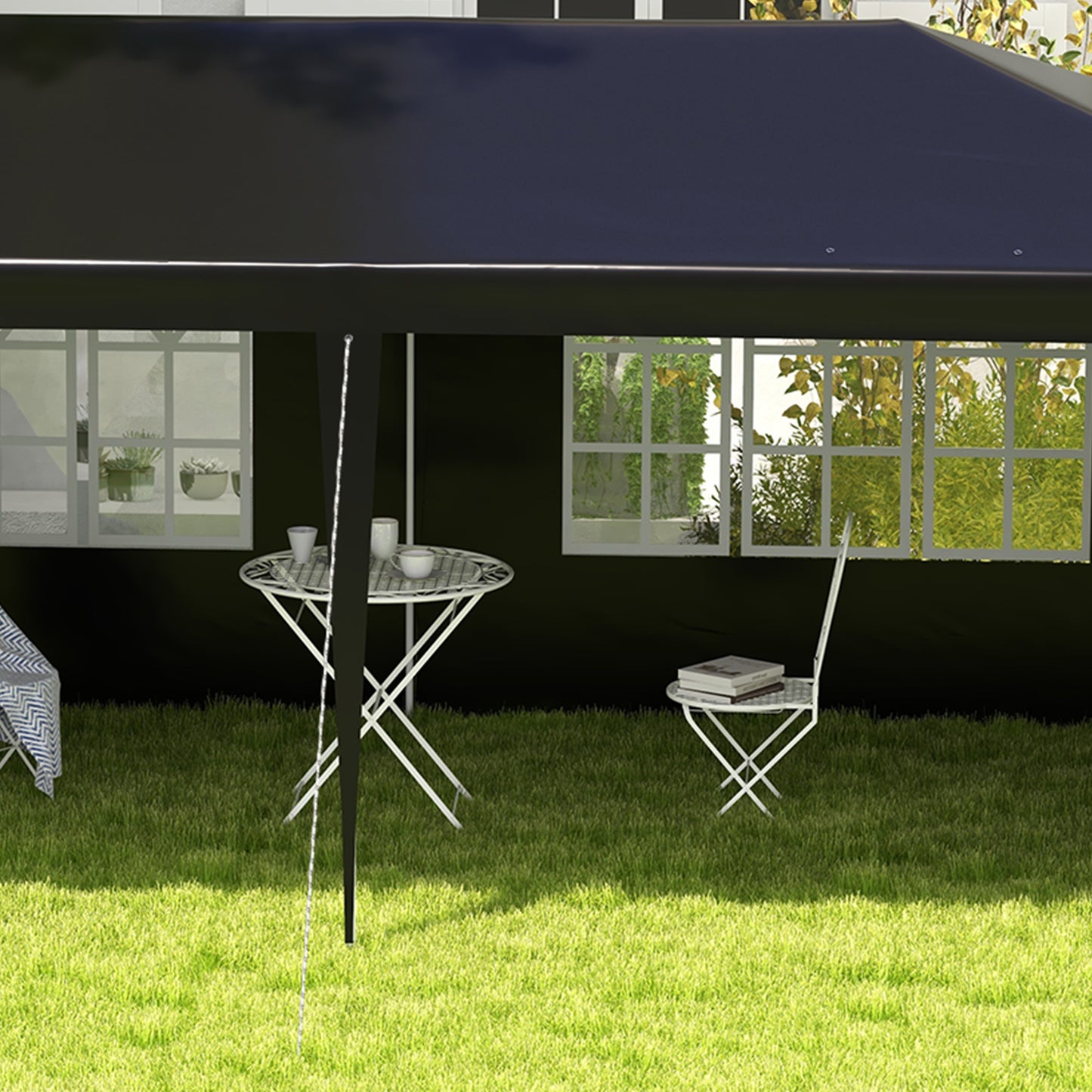 6 x 3 m Party Tent Gazebo Marquee Outdoor Patio Canopy Shelter