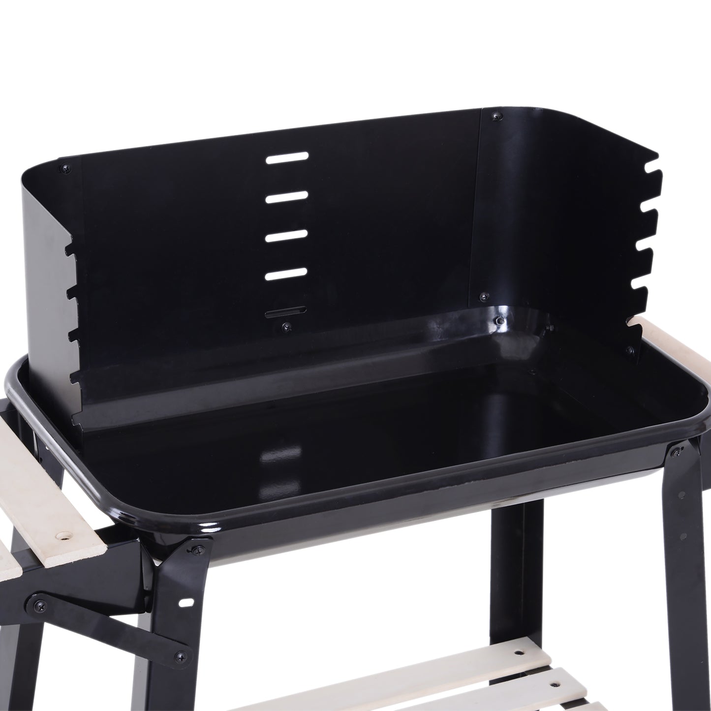 Trolley Charcoal BBQ Barbecue Grill Outdoor Patio Garden Heating