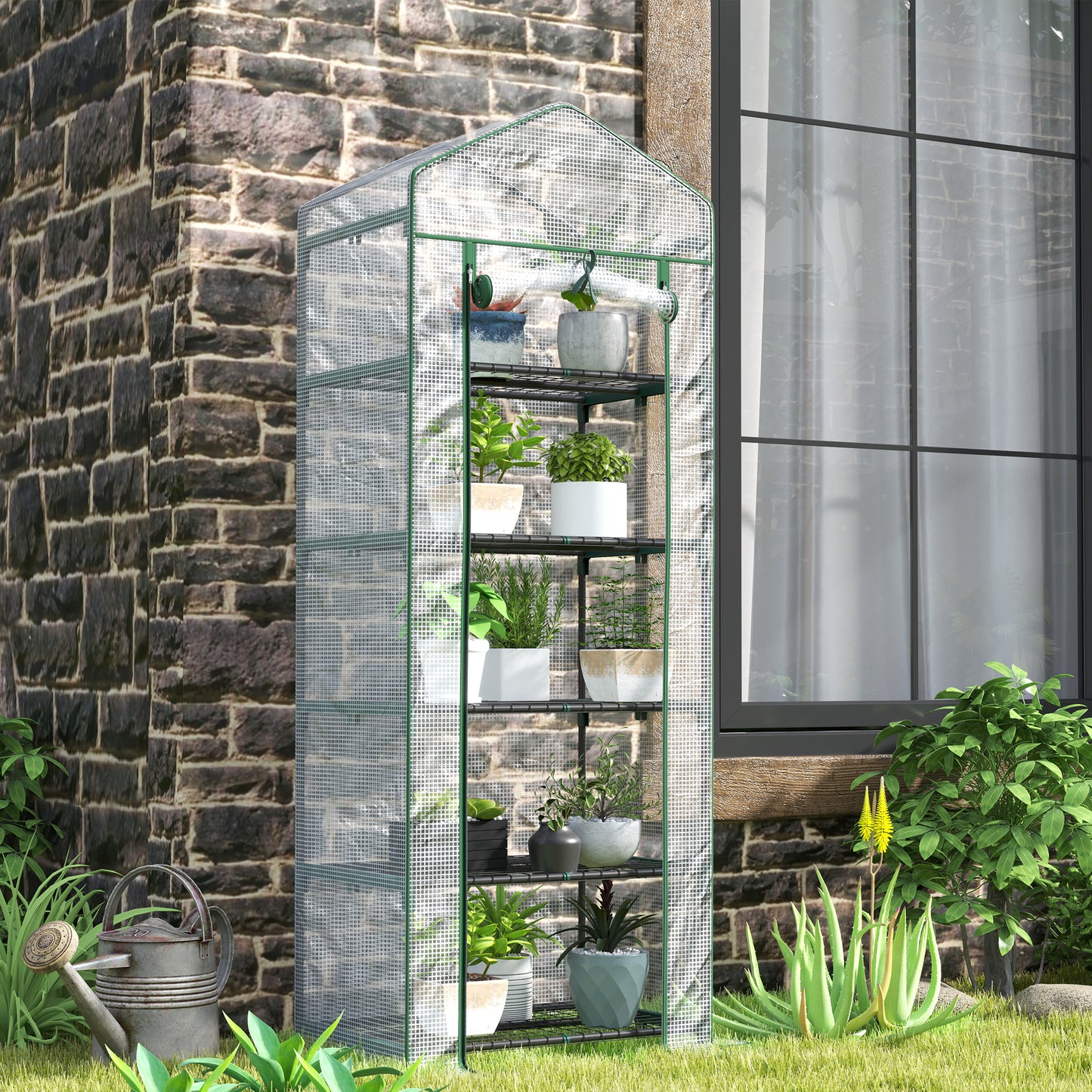 193cm Five Shelf Mini Greenhouse