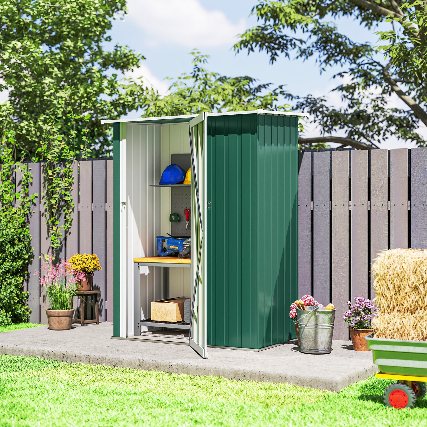 5ft x 3ft Garden Storage Shed (2)