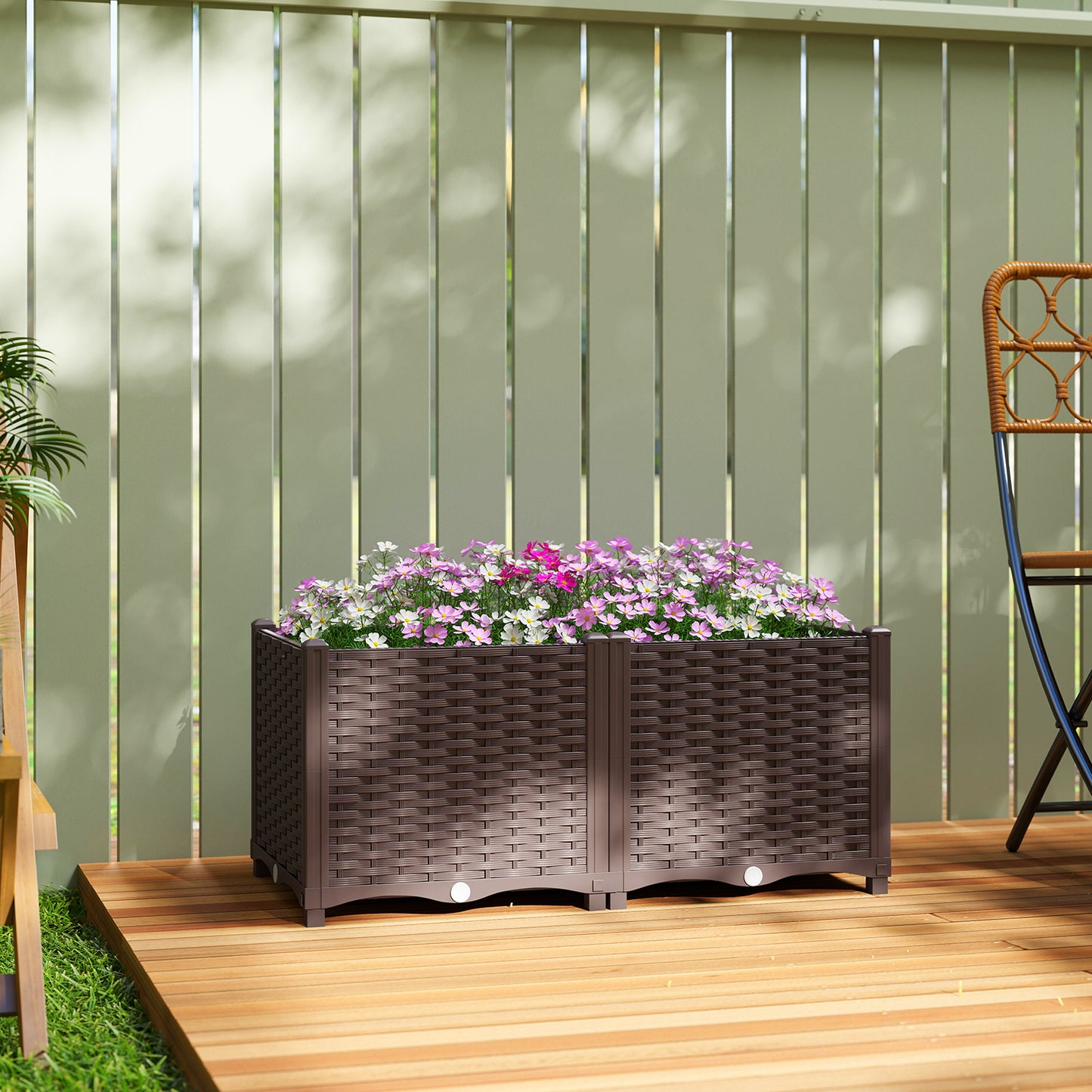 Plastic Raised Garden Bed with Legs