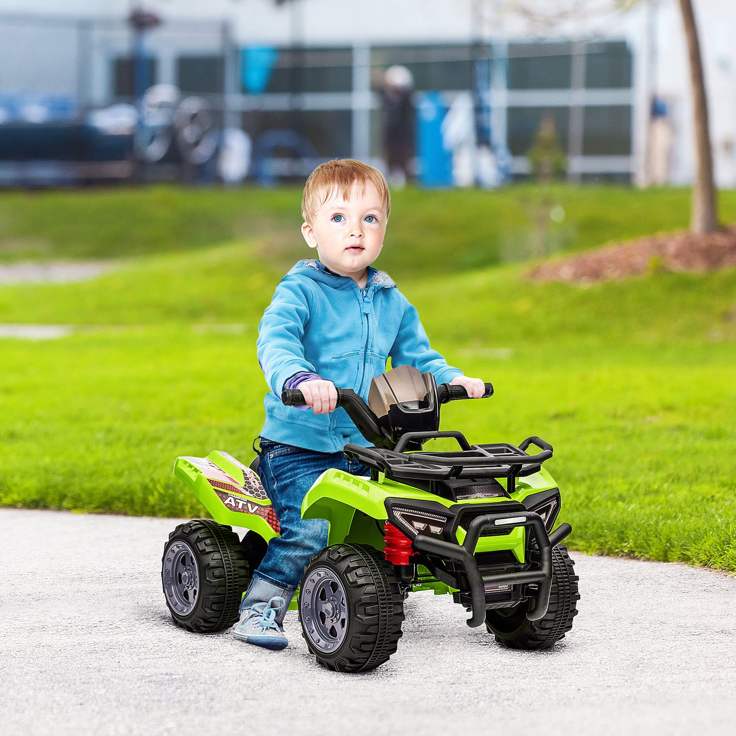 6V Kids Electric Ride on Car Toddlers Quad Bike All Terrain Vehicle