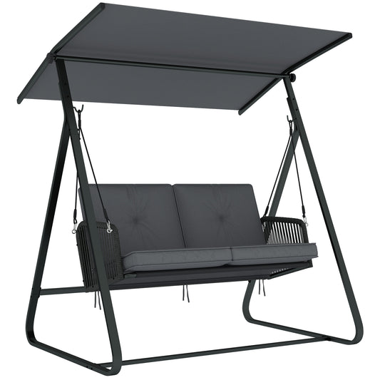 2-Seater Rattan Swing Chair