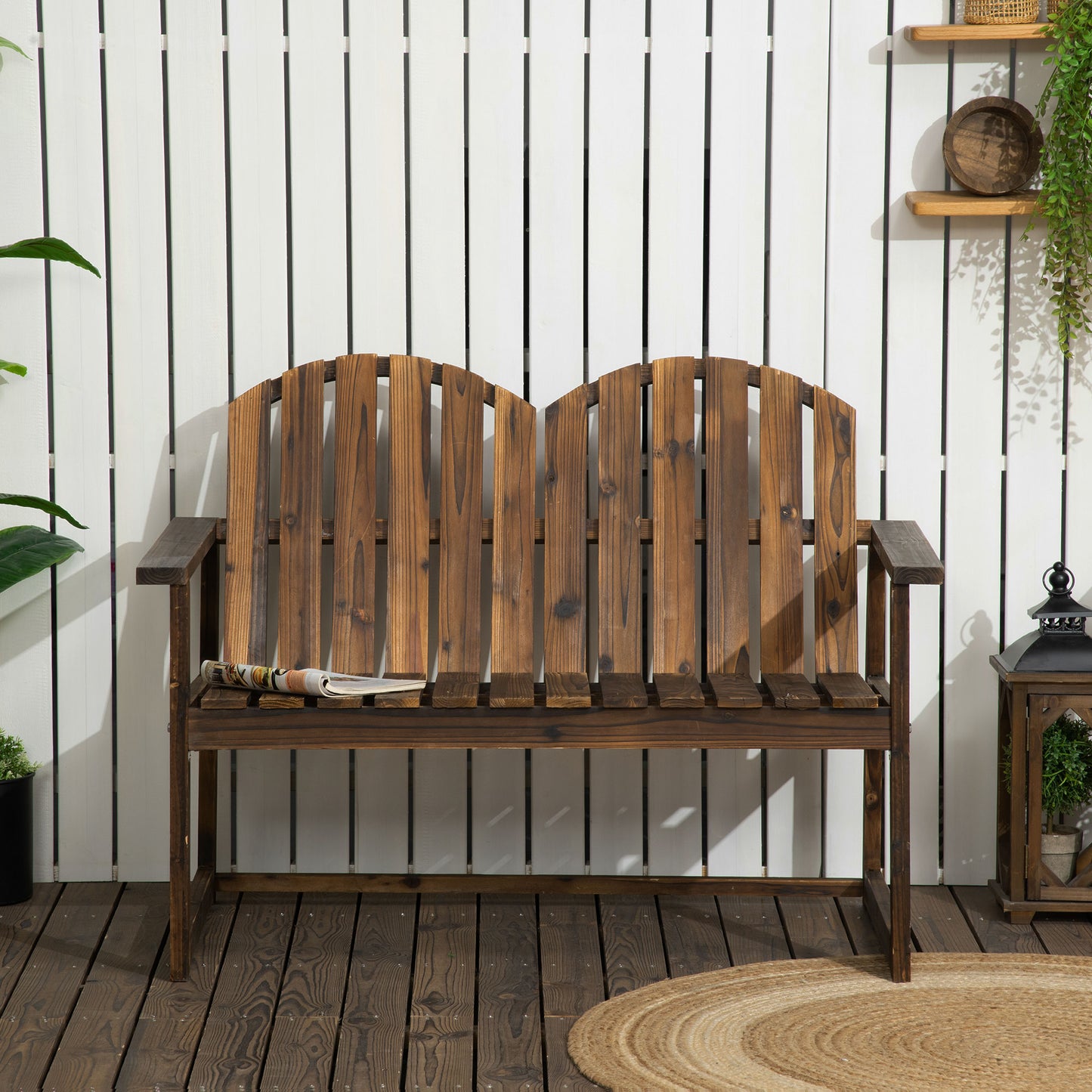 Outdoor Wooden Garden Bench