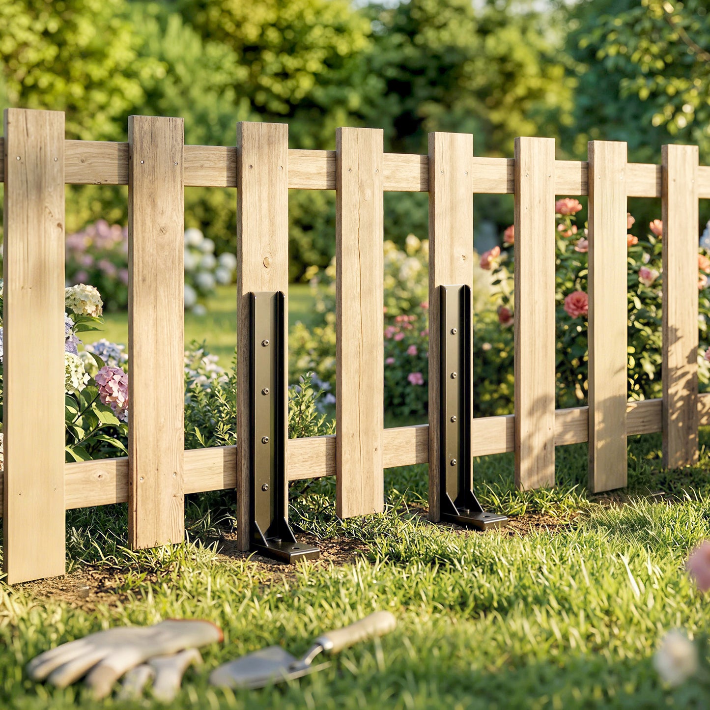 2 Pack Fence Post Repair Kit